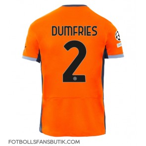 Inter Milan Denzel Dumfries #2 Replika Tredje Tröja 2023-24 Kortärmad